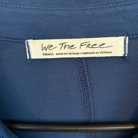 Free People Blue Andy Button Up Shirt. Size Small. - Picture 7 of 13